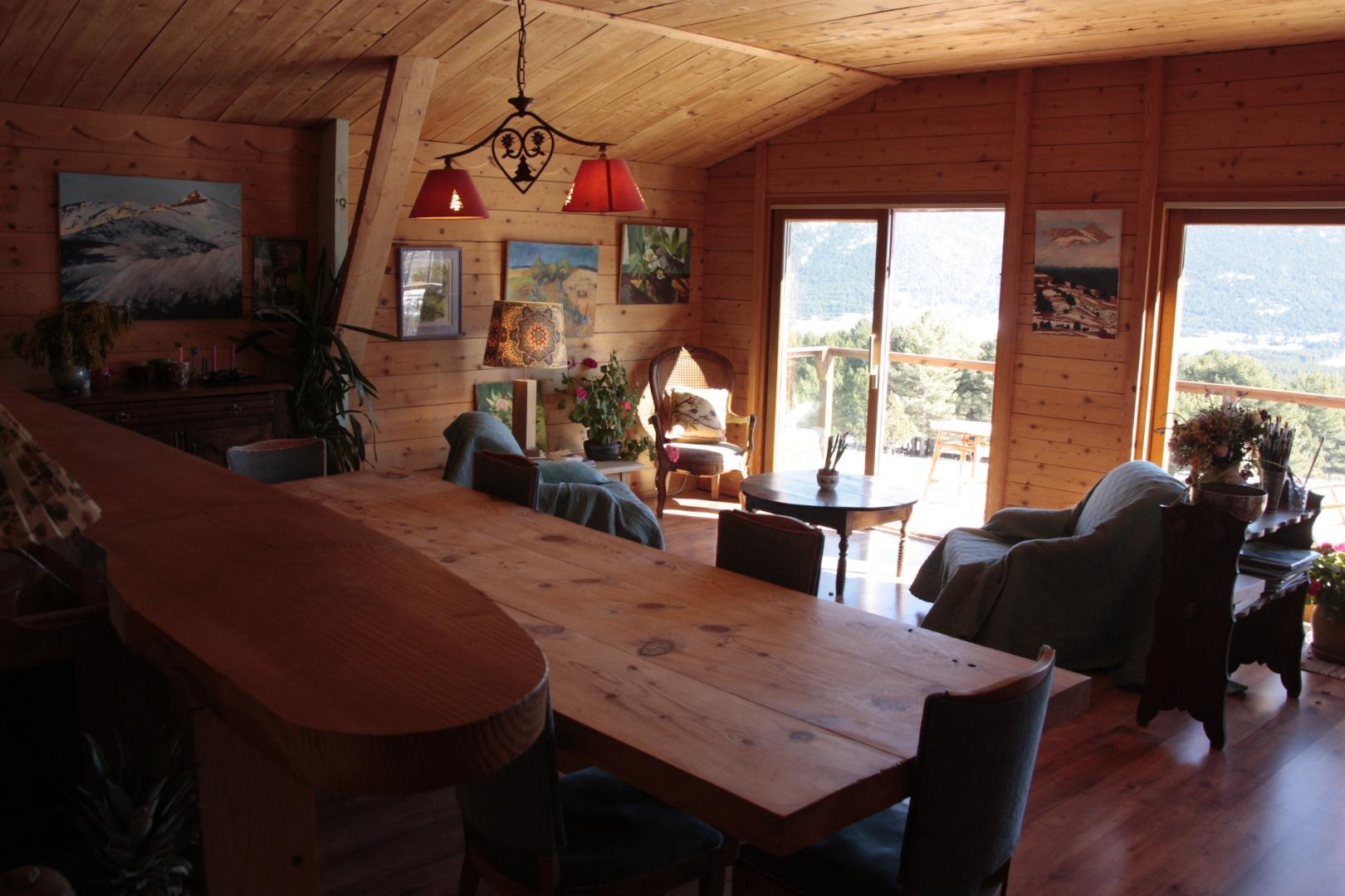 Étage - Salle à manger panoramique & cuisine