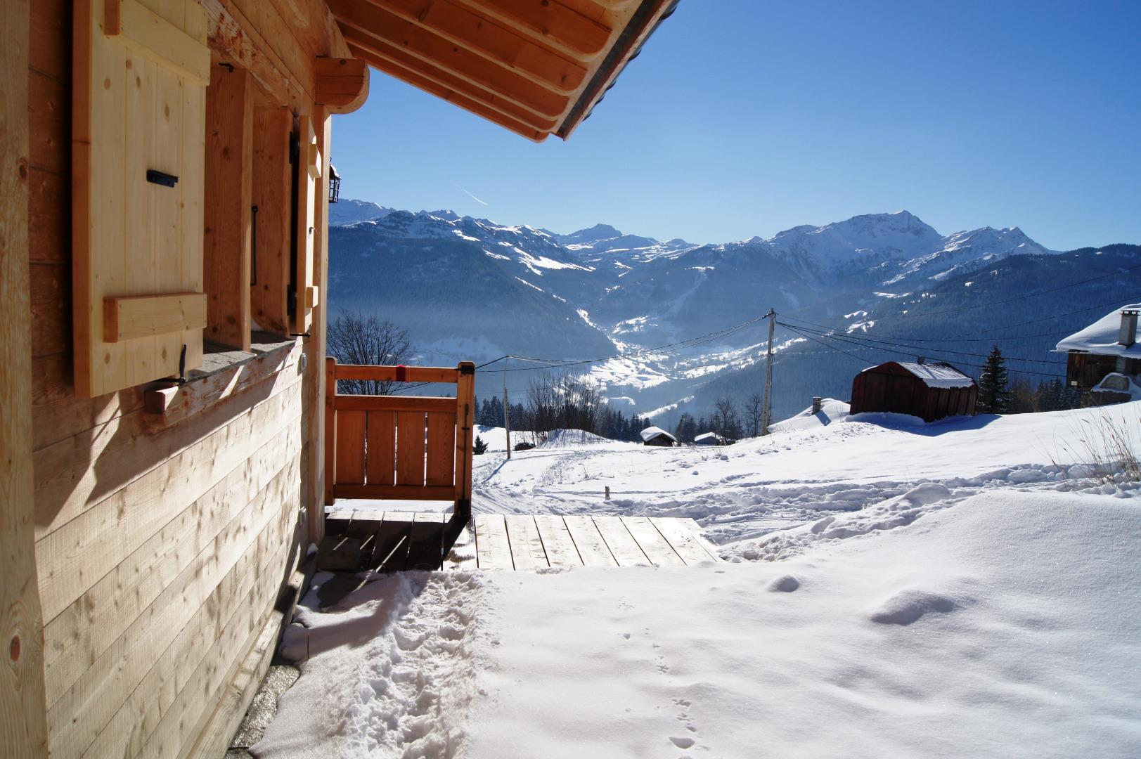 LUXUEUX CHALET - VUE MAGNIFIQUE SUR MONT BLANC - 15 lits - Acces facile