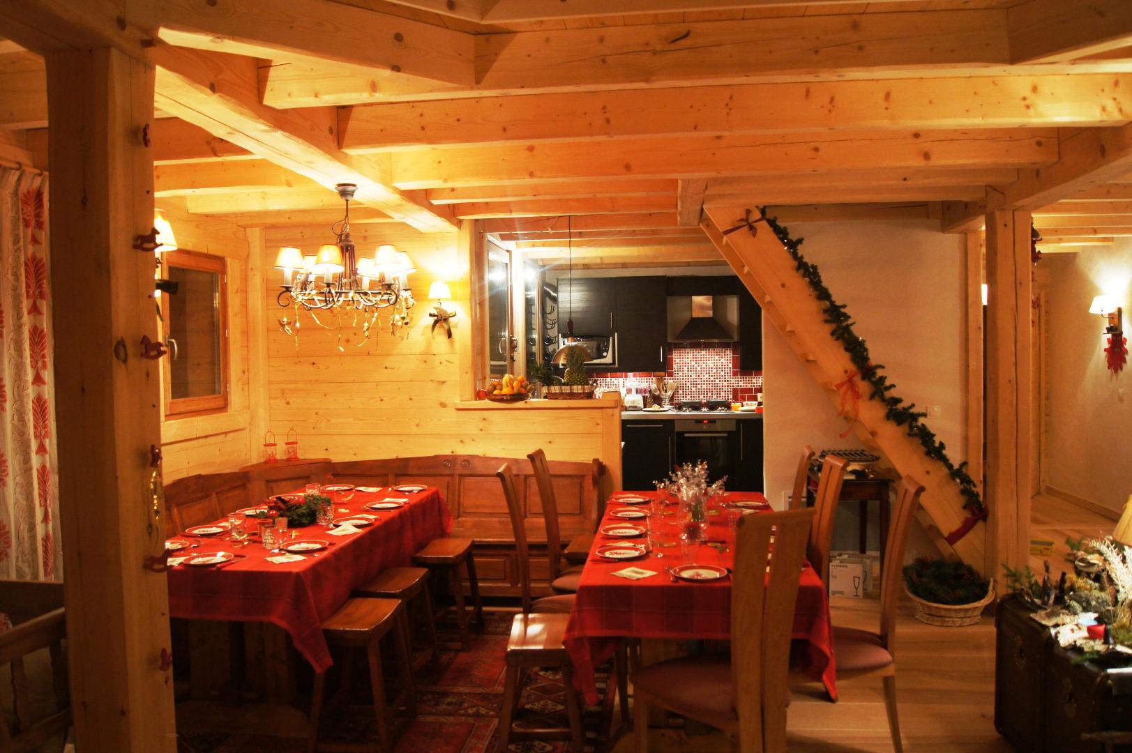 LUXUEUX CHALET - VUE MAGNIFIQUE SUR MONT BLANC - 15 lits - Acces facile