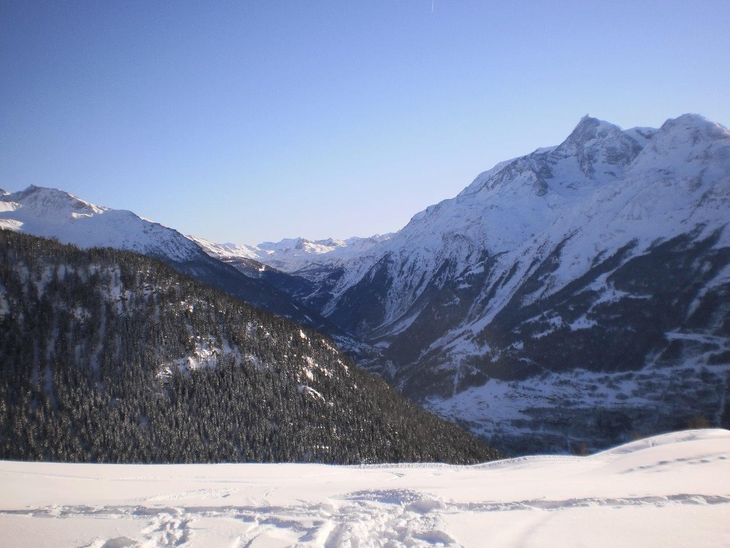 Vue du chalet Eterlou, aucun chalet devant