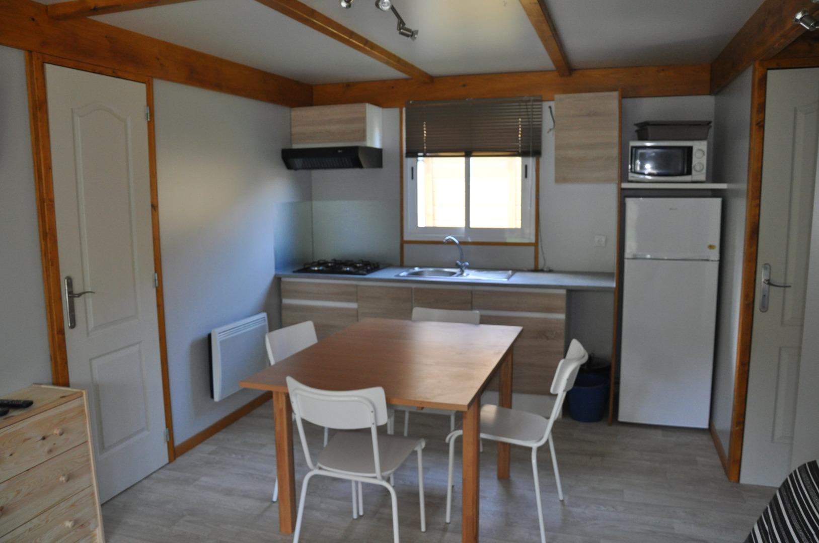 Camping La Pierre de L'Aigle - Chalet 35t