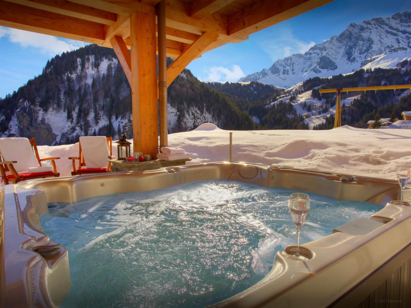 Le Crechoua , superbe chalet 4 étoiles à La Giettaz, 14 pers, proche des pistes