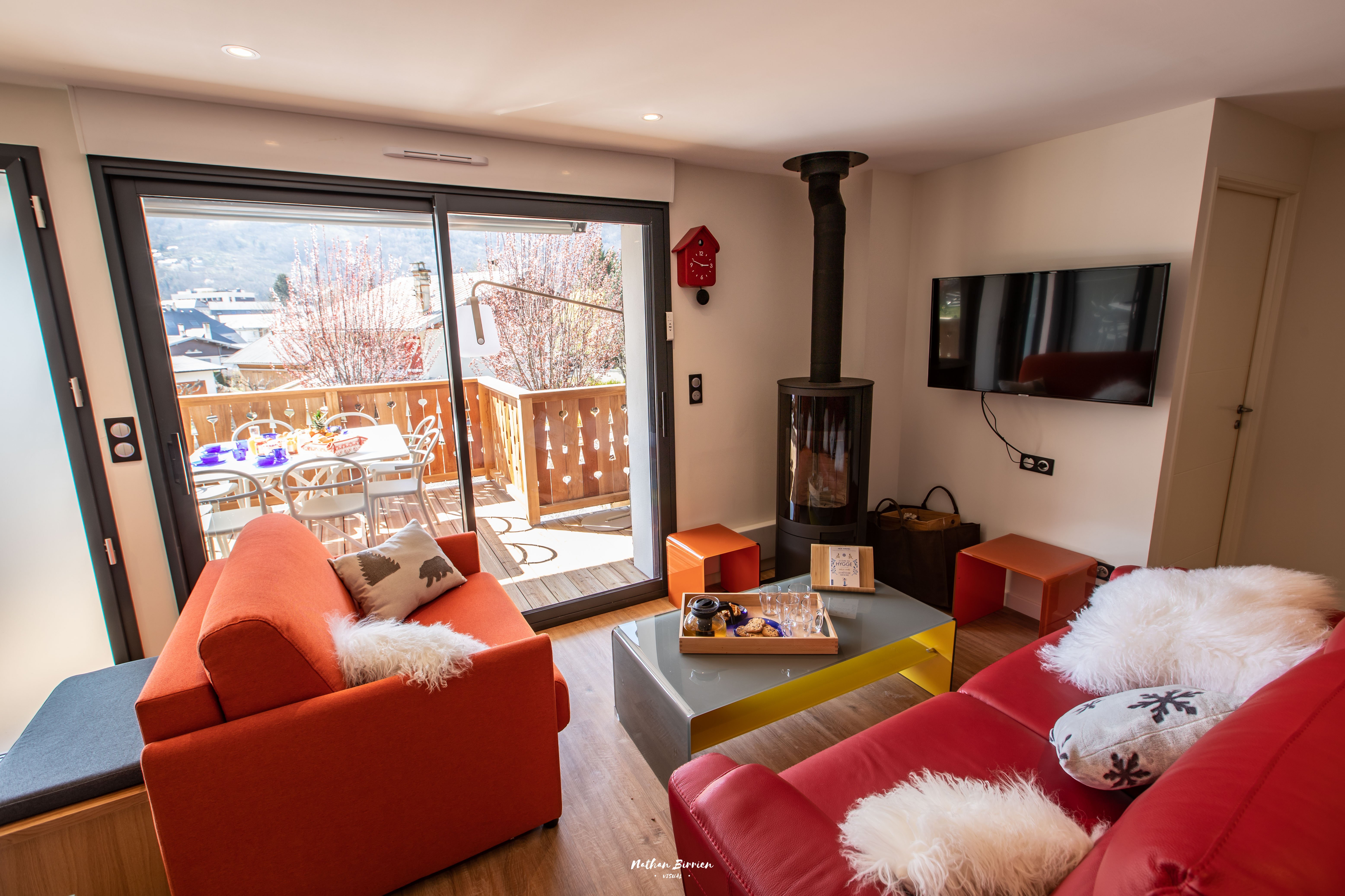 Chalet hygge saint-lary - centre / gîte cosy / ****  5d / 2 chbres  / 3 pièces - 51m² / 4 pers/ spa - vue imprenable- accueil vélo - parking sécurisé avec bornes rech ve