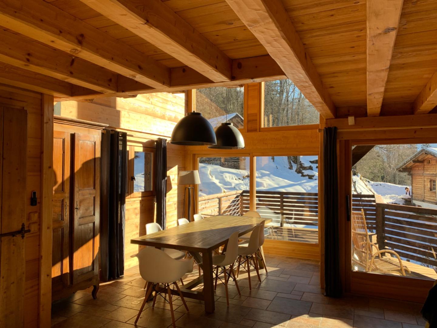 Superbe Chalet 4* -  5 Chambres - au pied du Mont-Blanc  avec Sauna - Jardin
