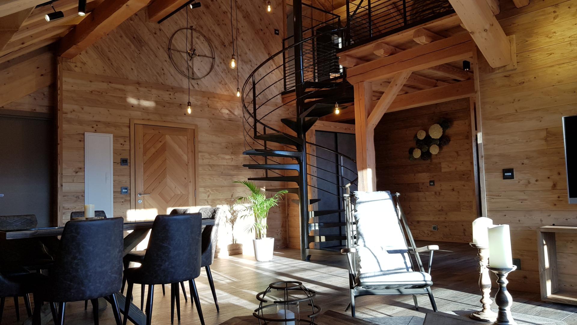 l'Ardoisière 3 **** Chalet d’exception moderne, avec espace bien-être, skis aux pieds