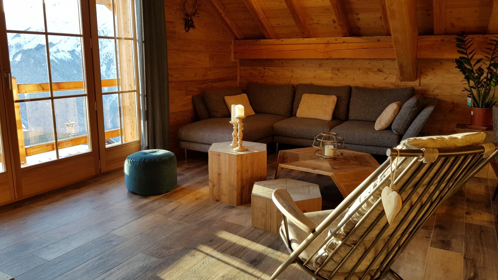 l'Ardoisière 3 **** Chalet d’exception moderne, avec espace bien-être, skis aux pieds