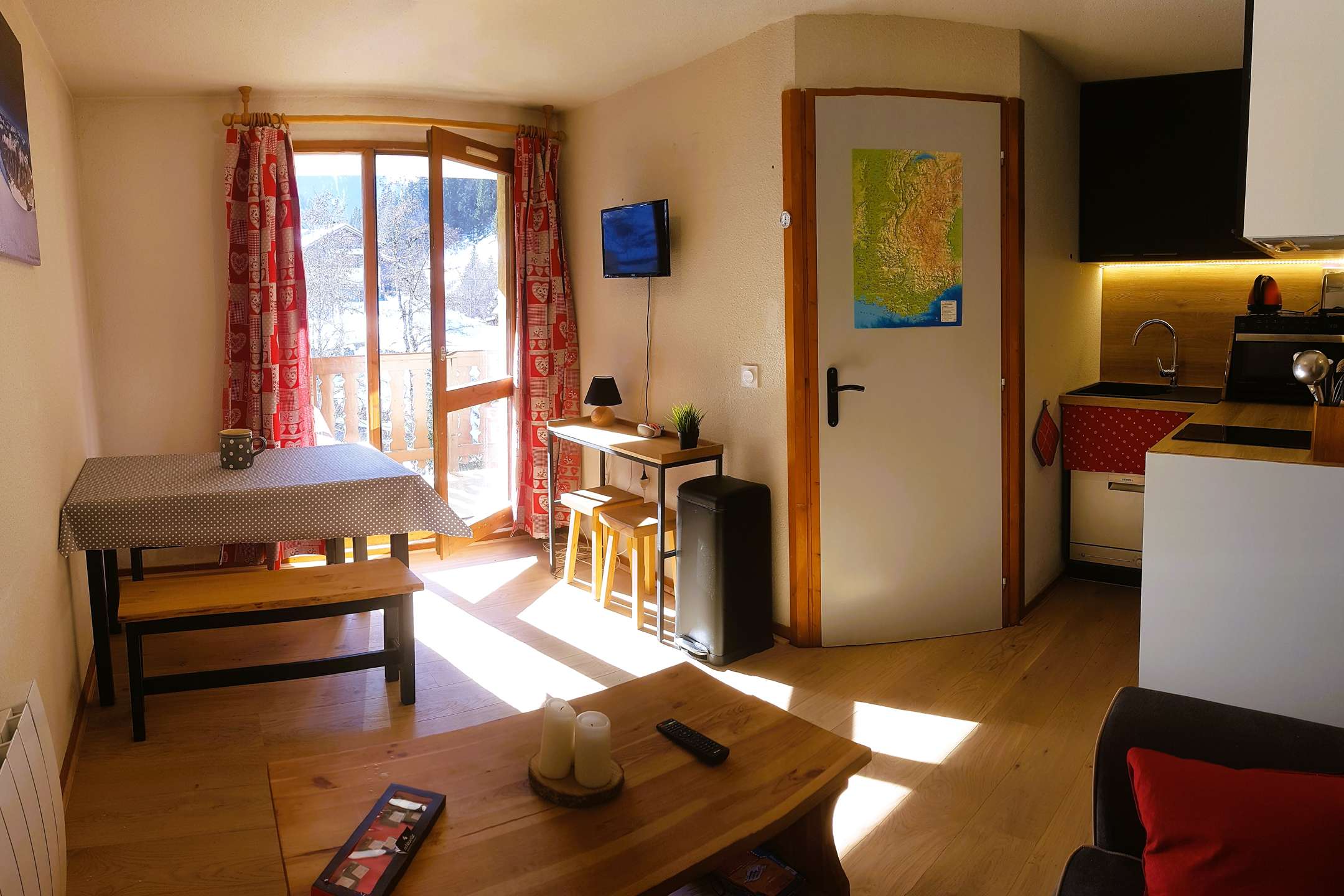 Appartement plein sud au coeur du village, proche des remontées mécaniques