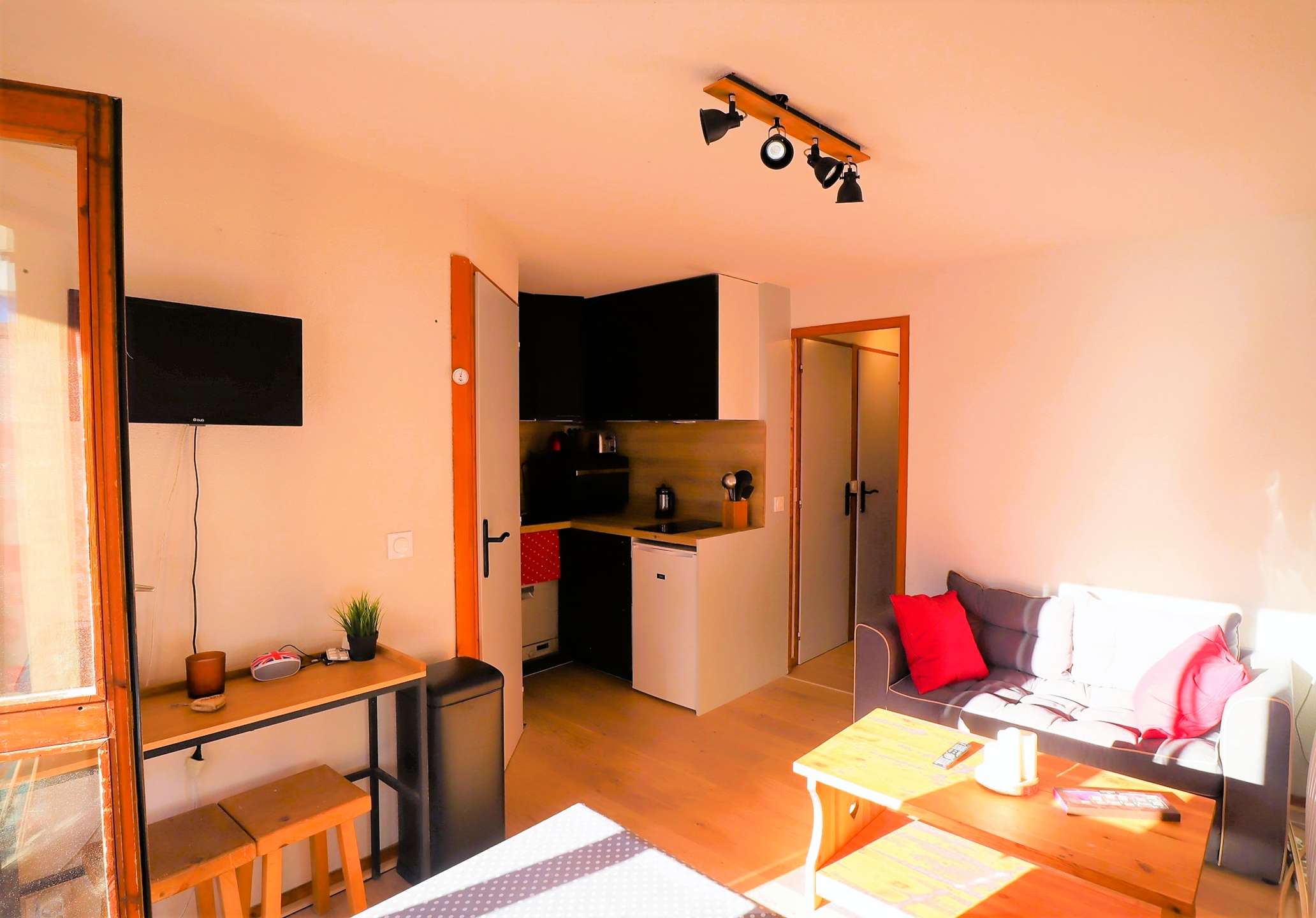 Appartement plein sud au coeur du village, proche des remontées mécaniques