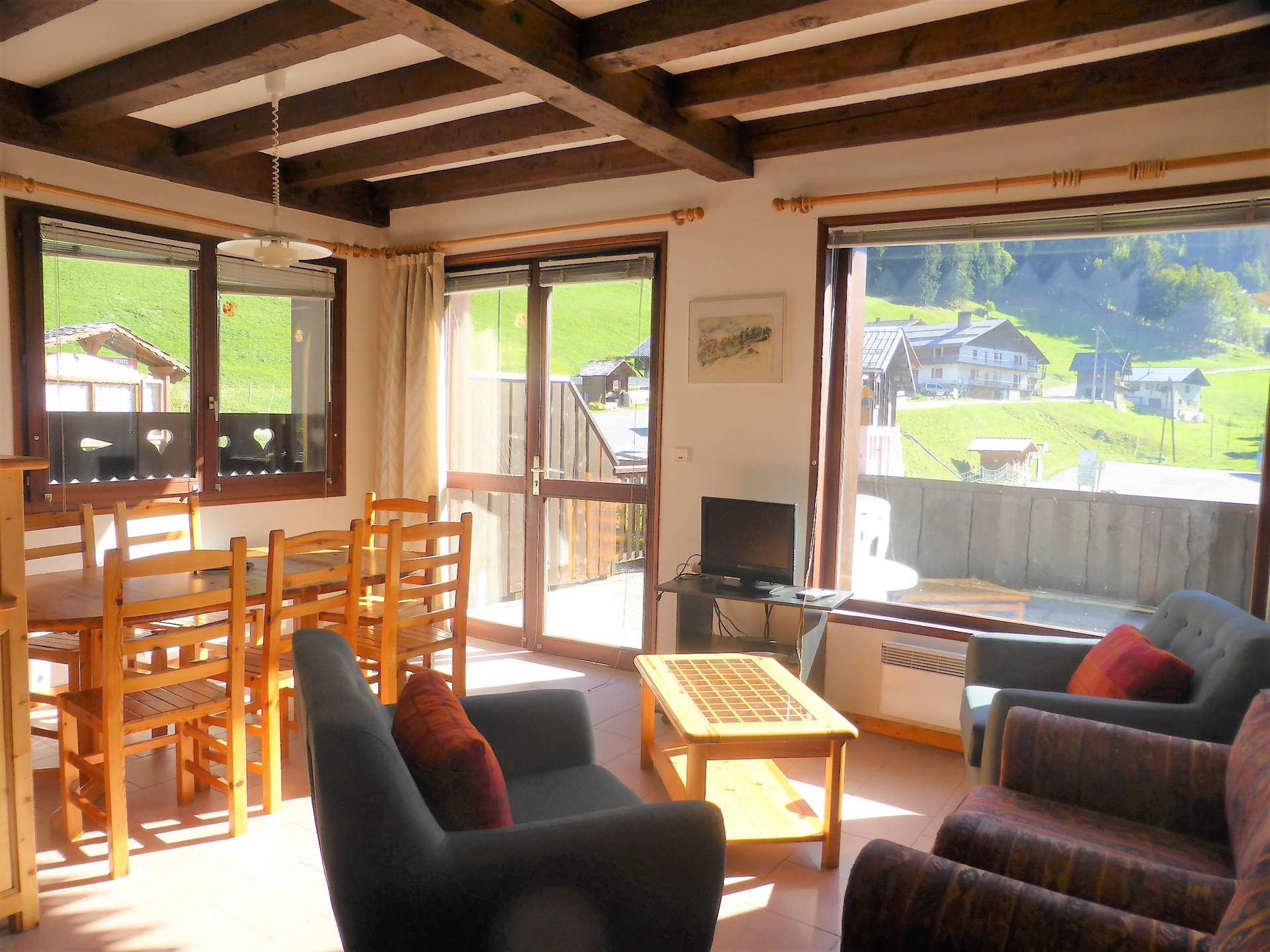 Appartement 6 personnes, classé 2 étoiles. Au calme