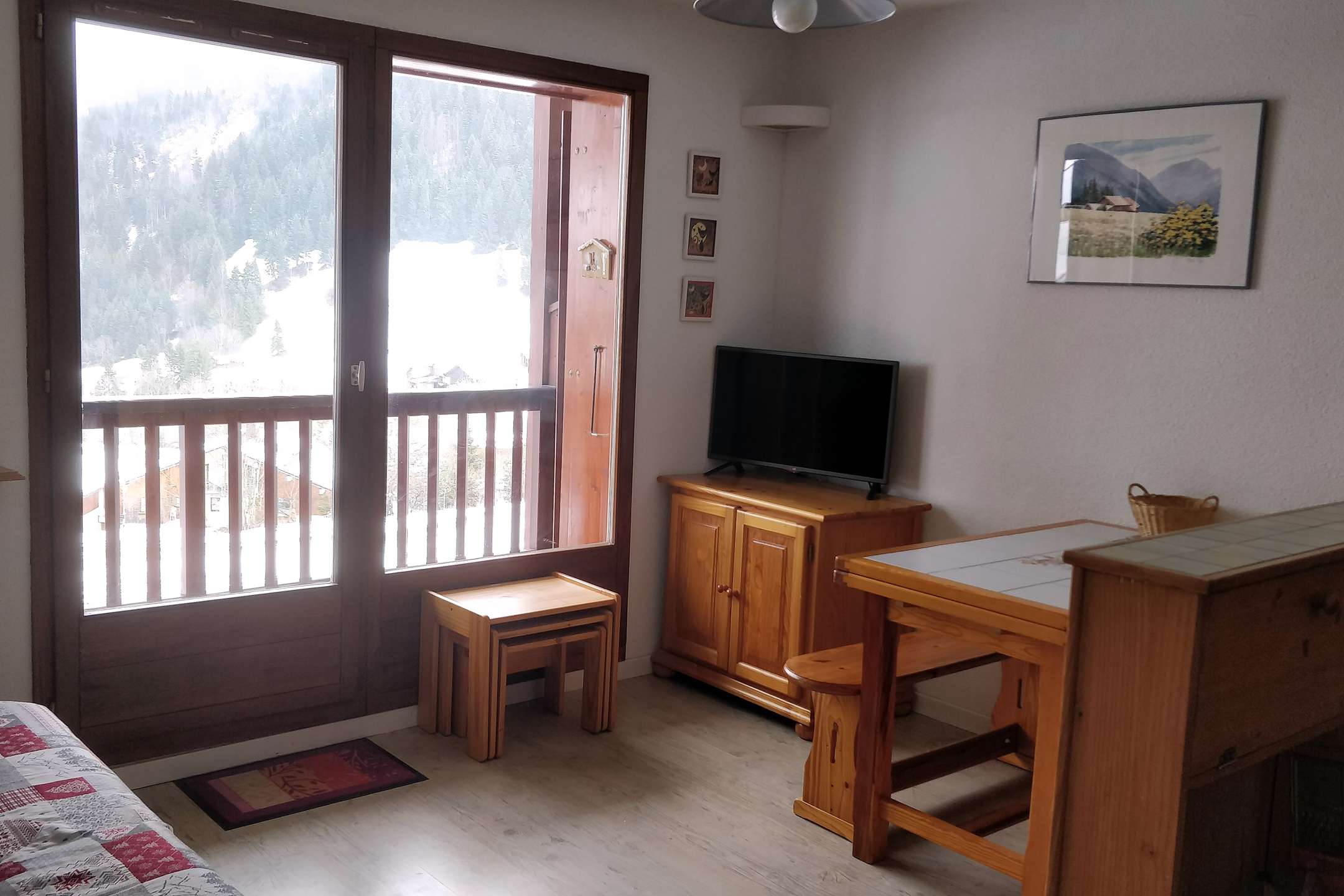 Charmant studio cabine 4 personnes au pied des pistes