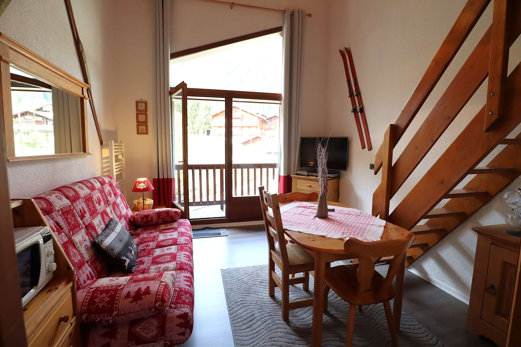 Appartement 6 personnes au Planay classé 2 étoiles, pied des pistes avec garage