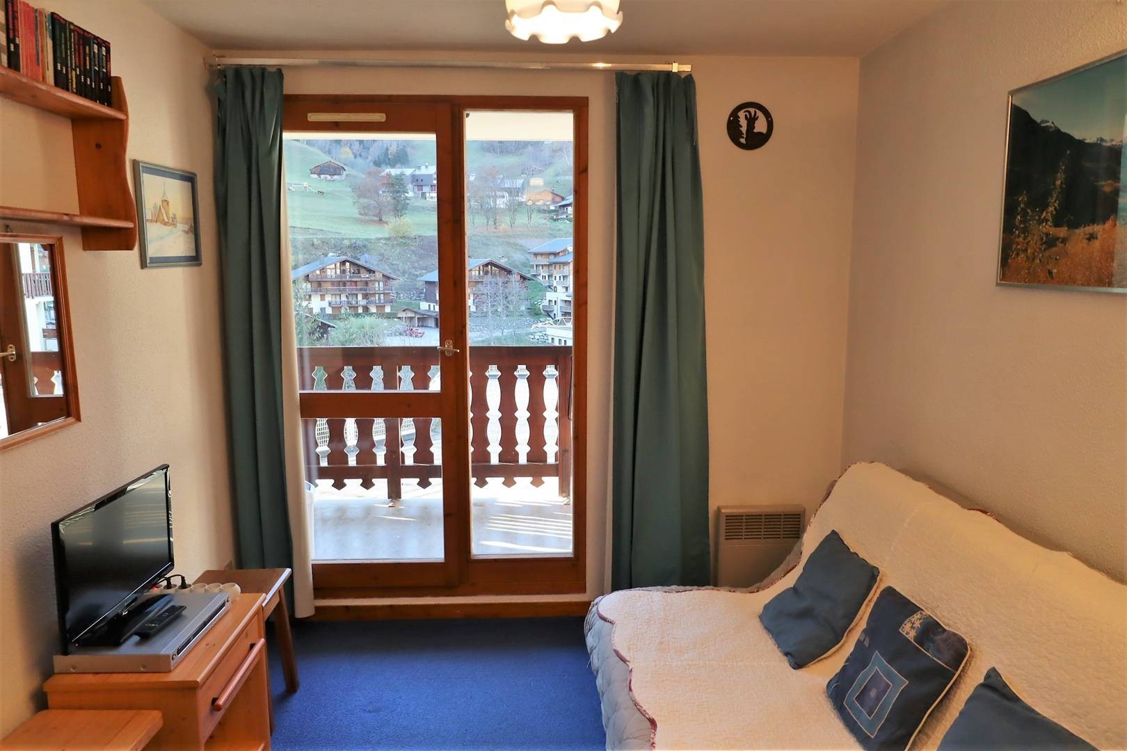 Appartement 2 à 4 personnes au  coeur du village, à proximité des pistes