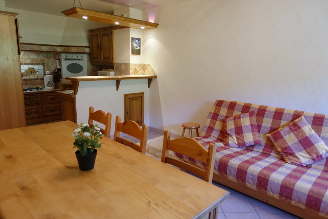 Appartement de 46 m² classé  deux étoiles 6 personnes au pied des pistes au Planay