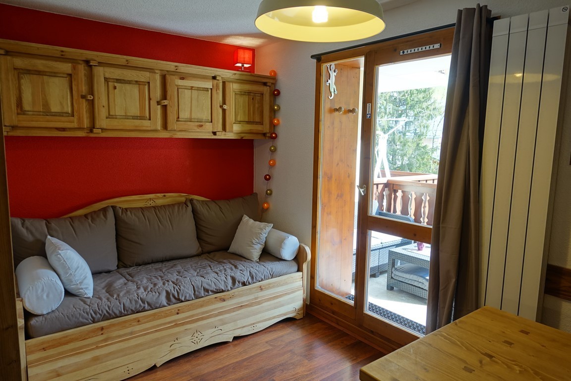 Appartement T2 cabine  à proximité des pistes, pour 4 personnes.  Classé **