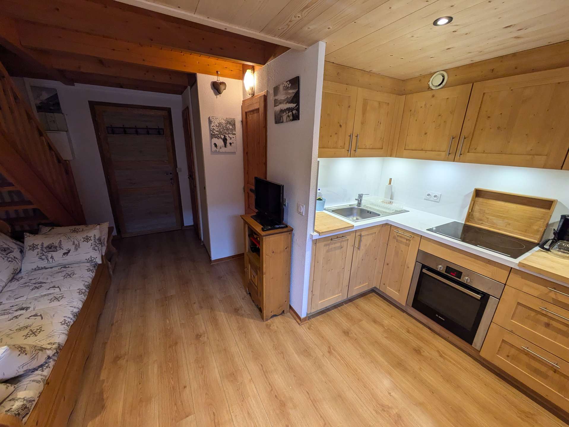 Triplex pour 6 personnes. Coeur de la station d'Arêches-Beaufort. Pistes à proximité.