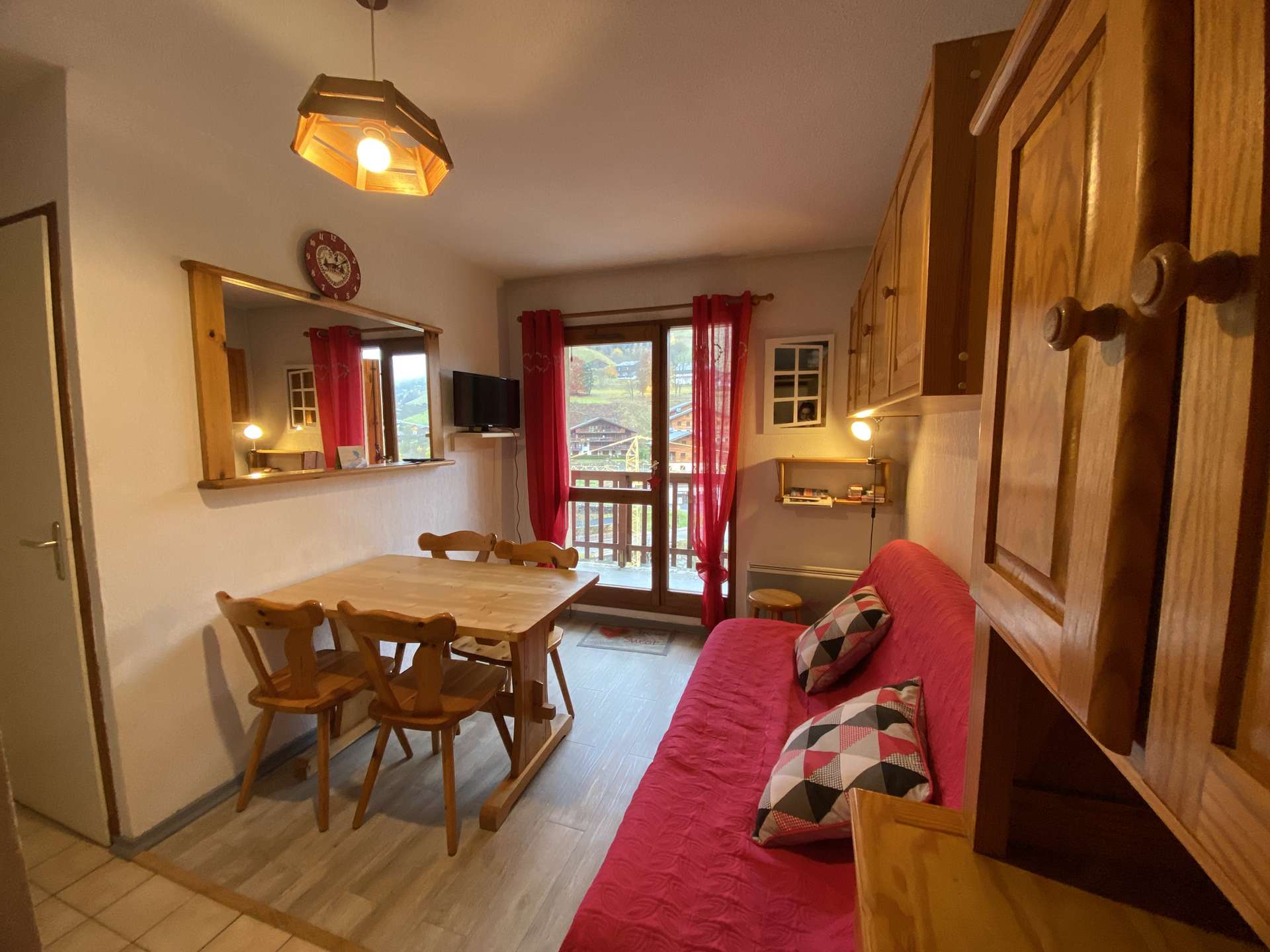 Appartement 4 pers. centre village, proche du départ des pistes