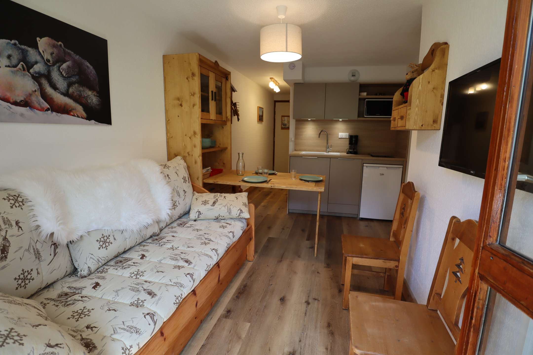 Appartement 3 personnes  rénové en 2022 centre village  Classé 2 étoiles