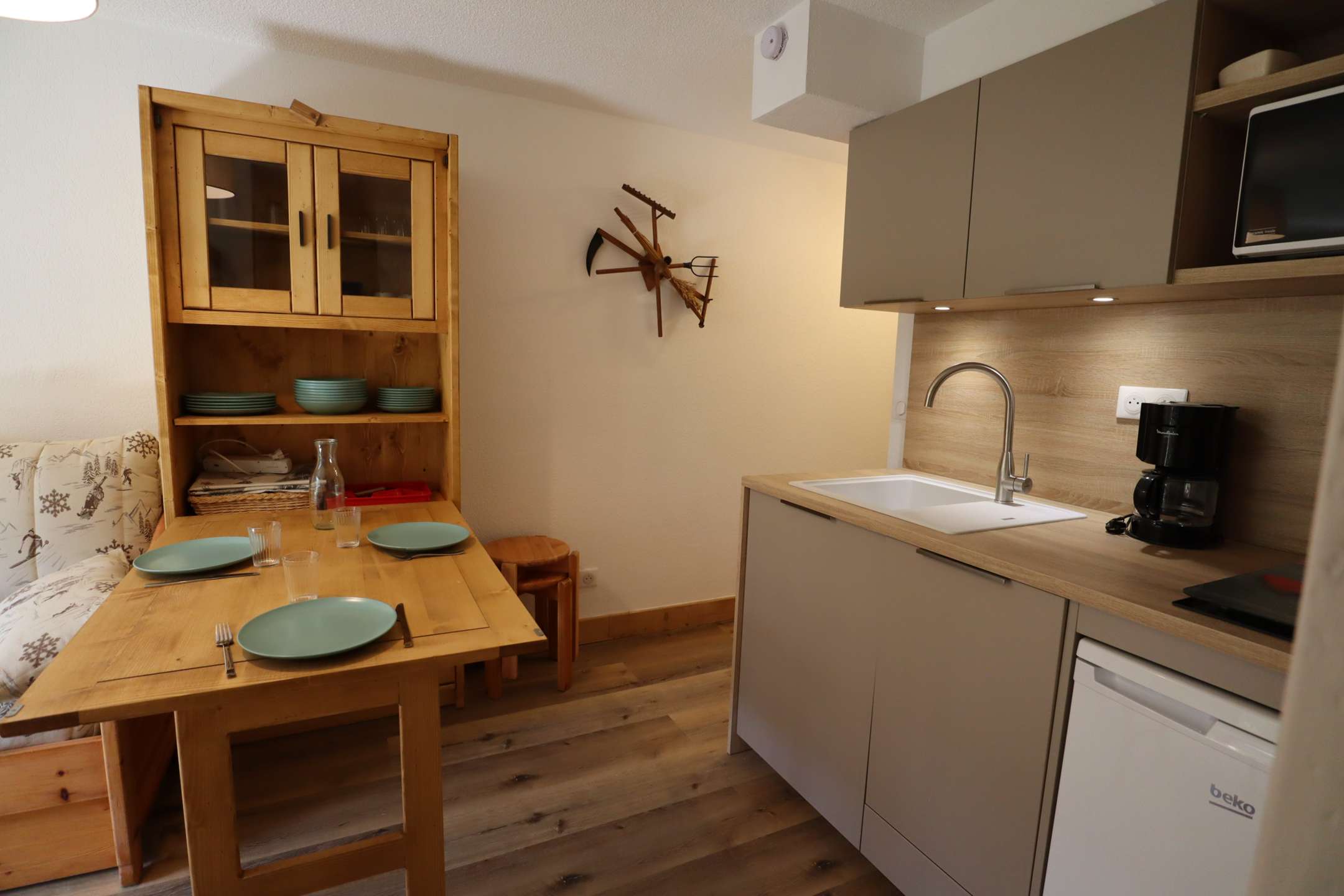 Appartement 3 personnes  rénové en 2022 centre village  Classé 2 étoiles