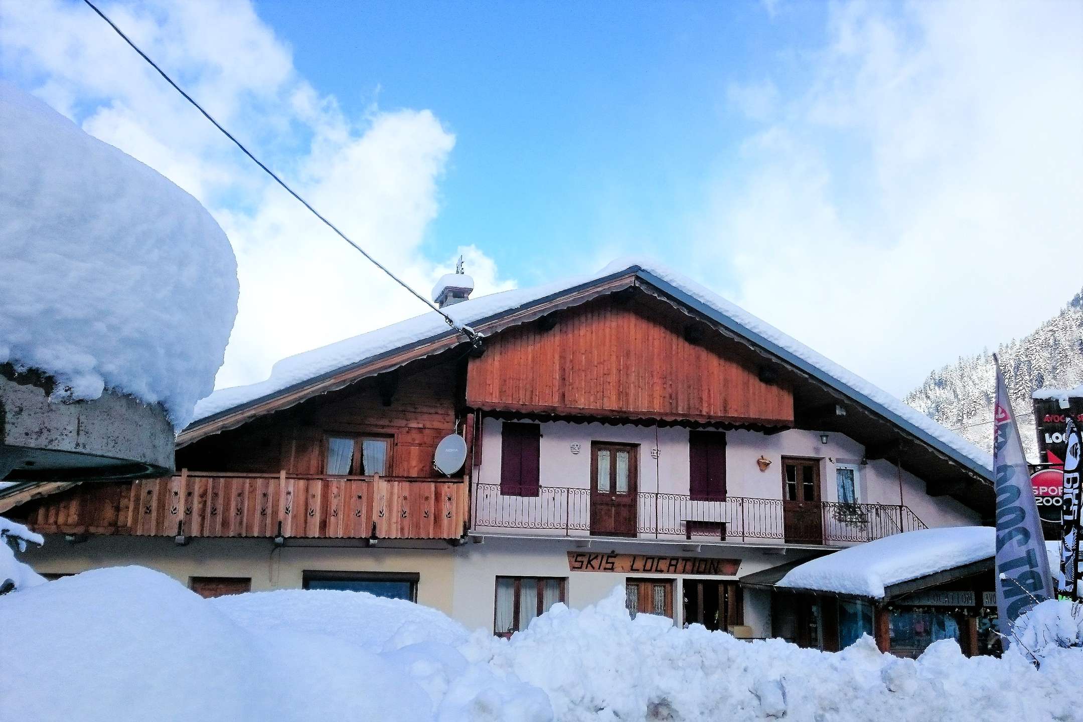 Location de vacances. Appartement spacieux 6 pers. au village