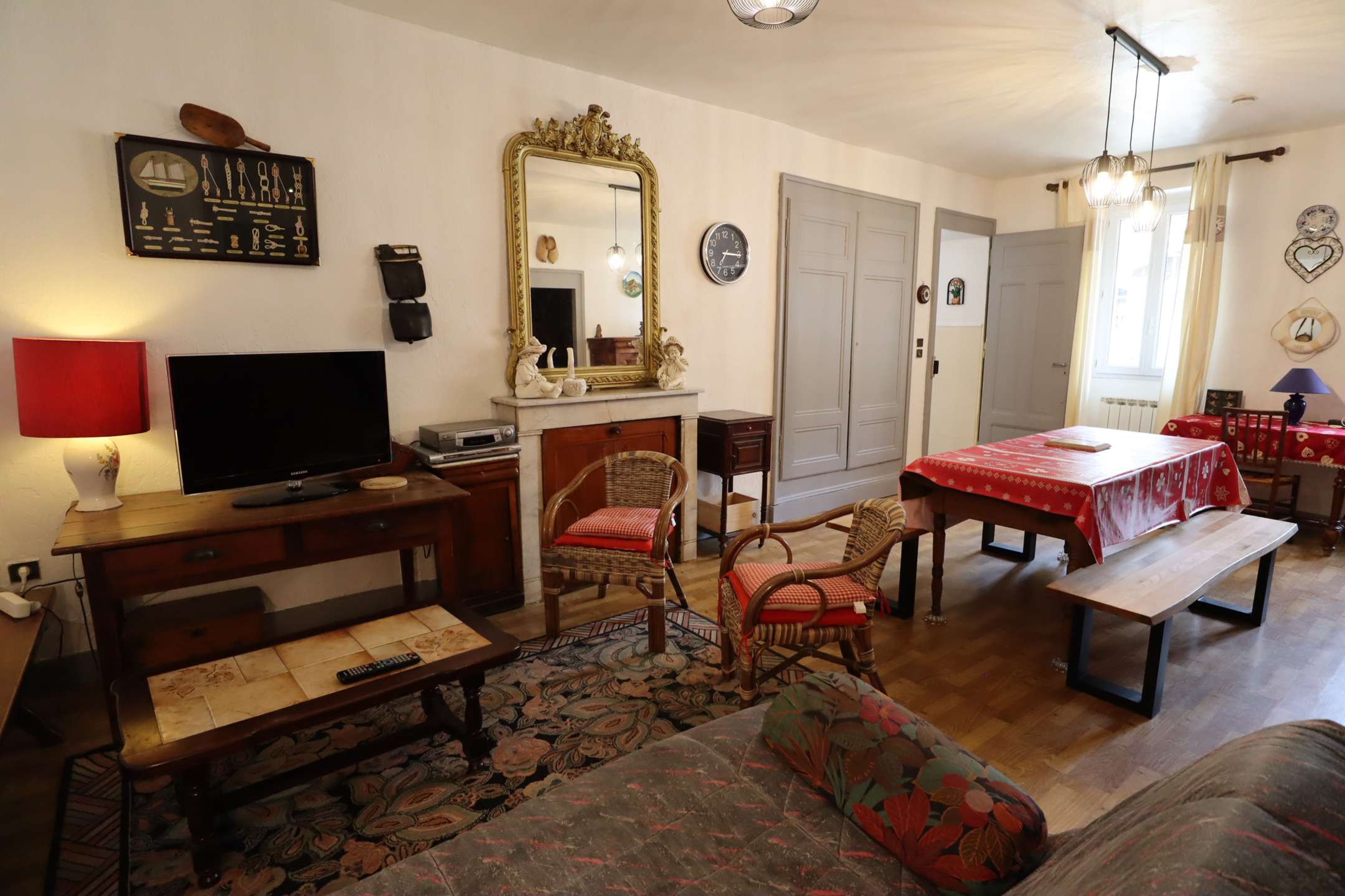 Location de vacances. Appartement spacieux 6 pers. au village