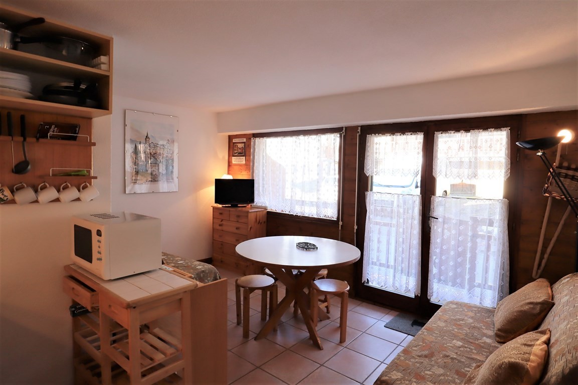 Appartement de 3 à 4 pers. skis aux pieds l'hiver