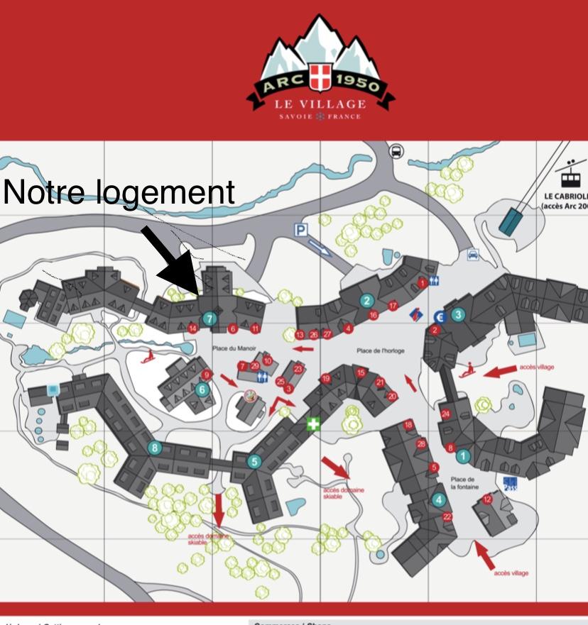 Arc 1950: 4 pers dans residence 5 étoiles 