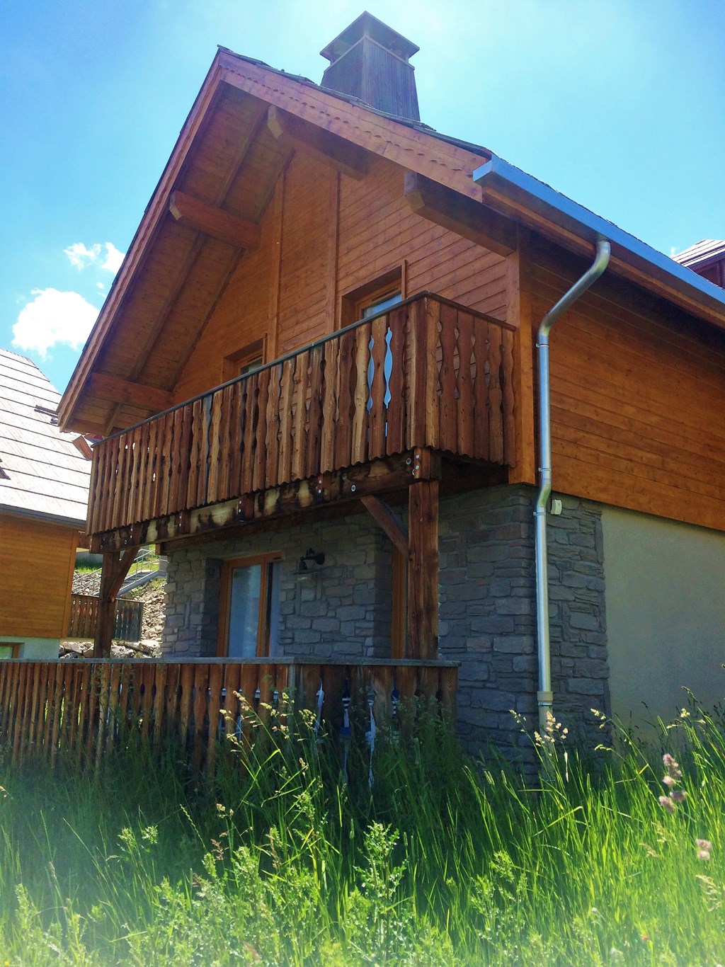 Joli chalet en bois de standing à Praloup 1500