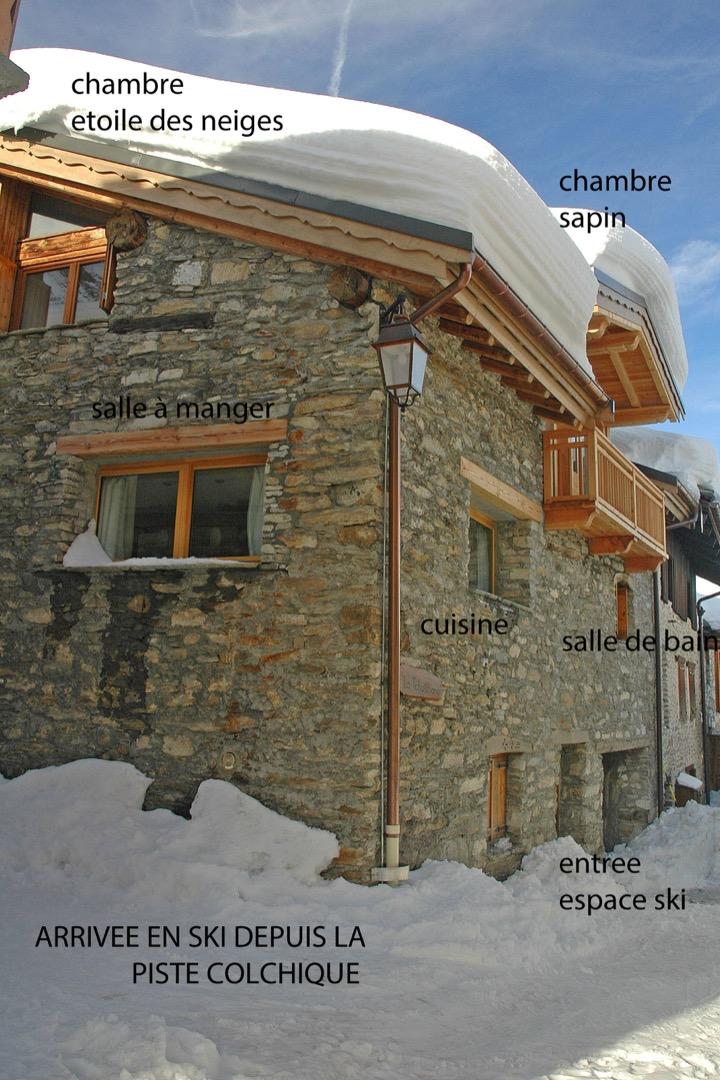 Chalet de charme skis aux pied