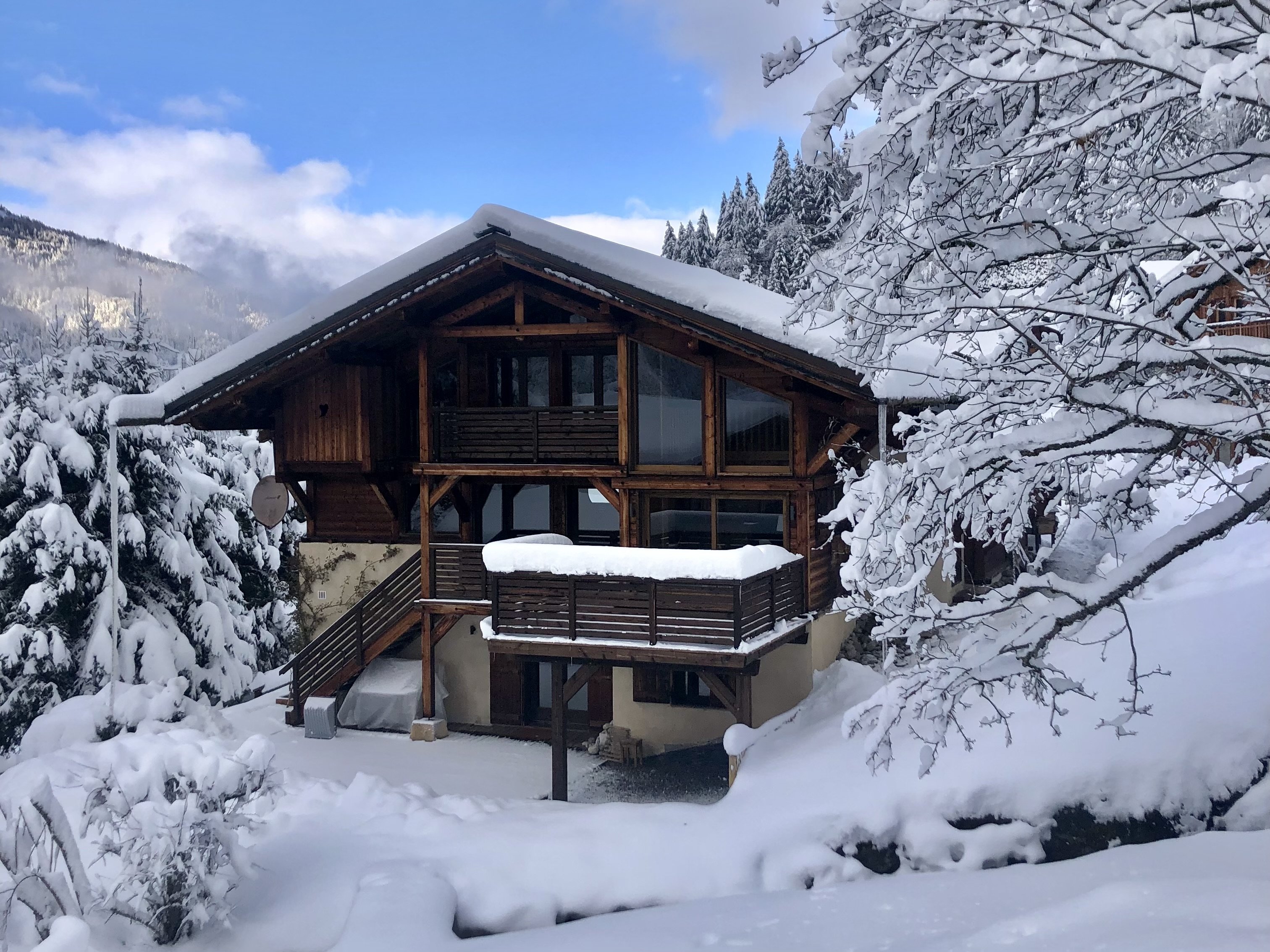 Superbe Chalet 4* - 3 Chambres - au pied du Mont-Blanc avec Sauna - Jardin