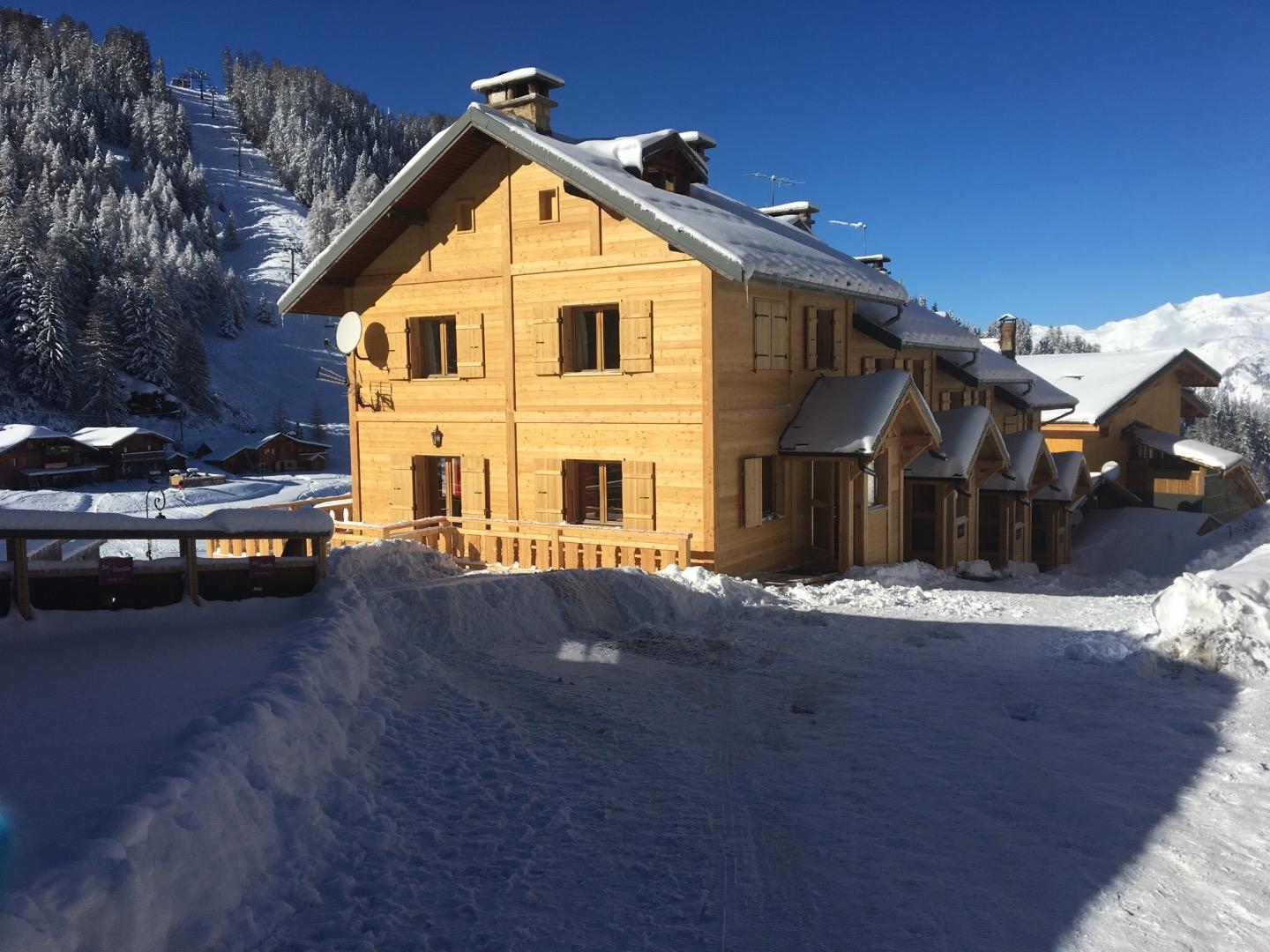Les Quatre Freres à La Plagne 1800.