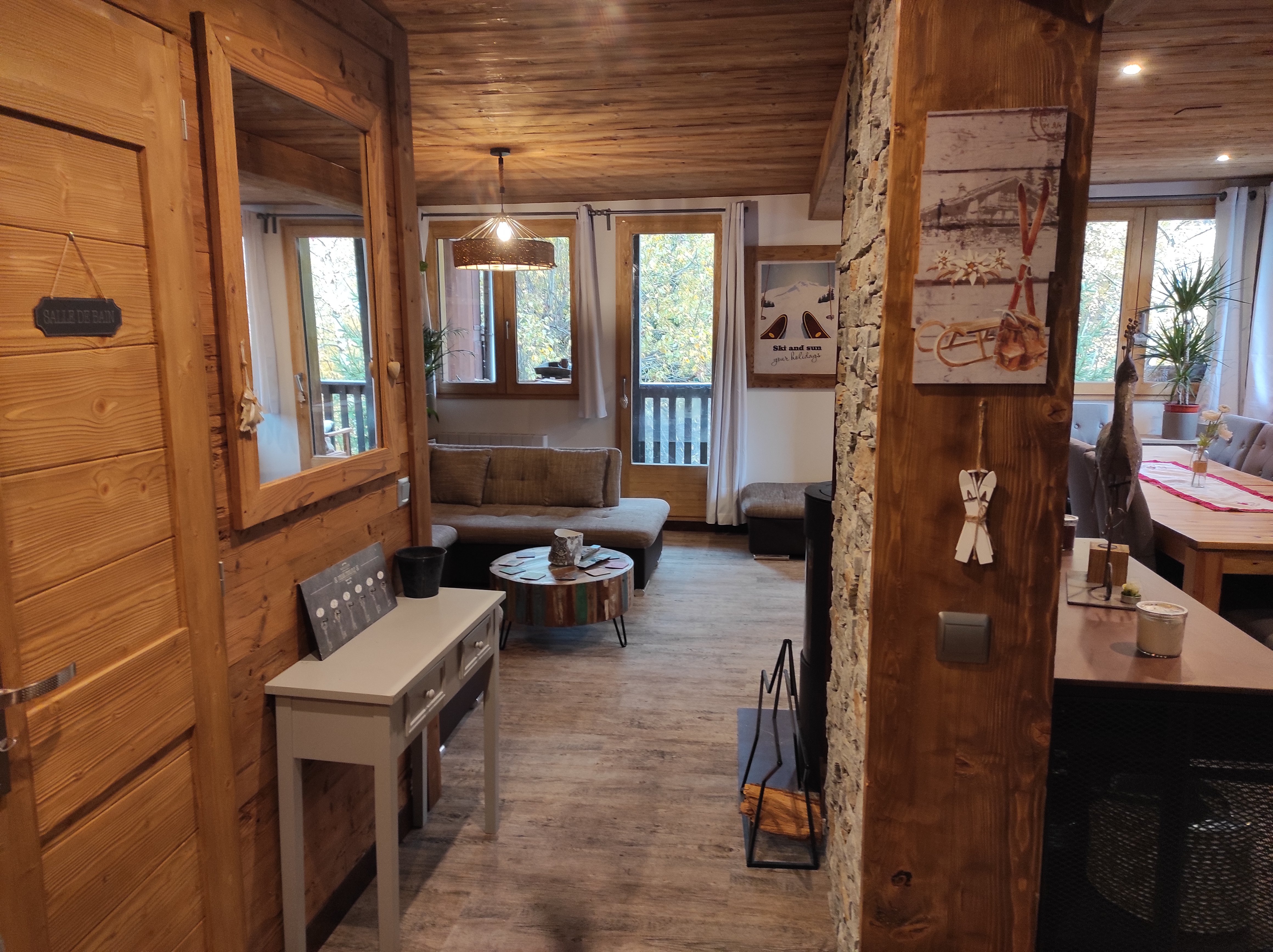  Plagne 1800 ,duplex grande surface, capacité 10 personnes , garage privatif